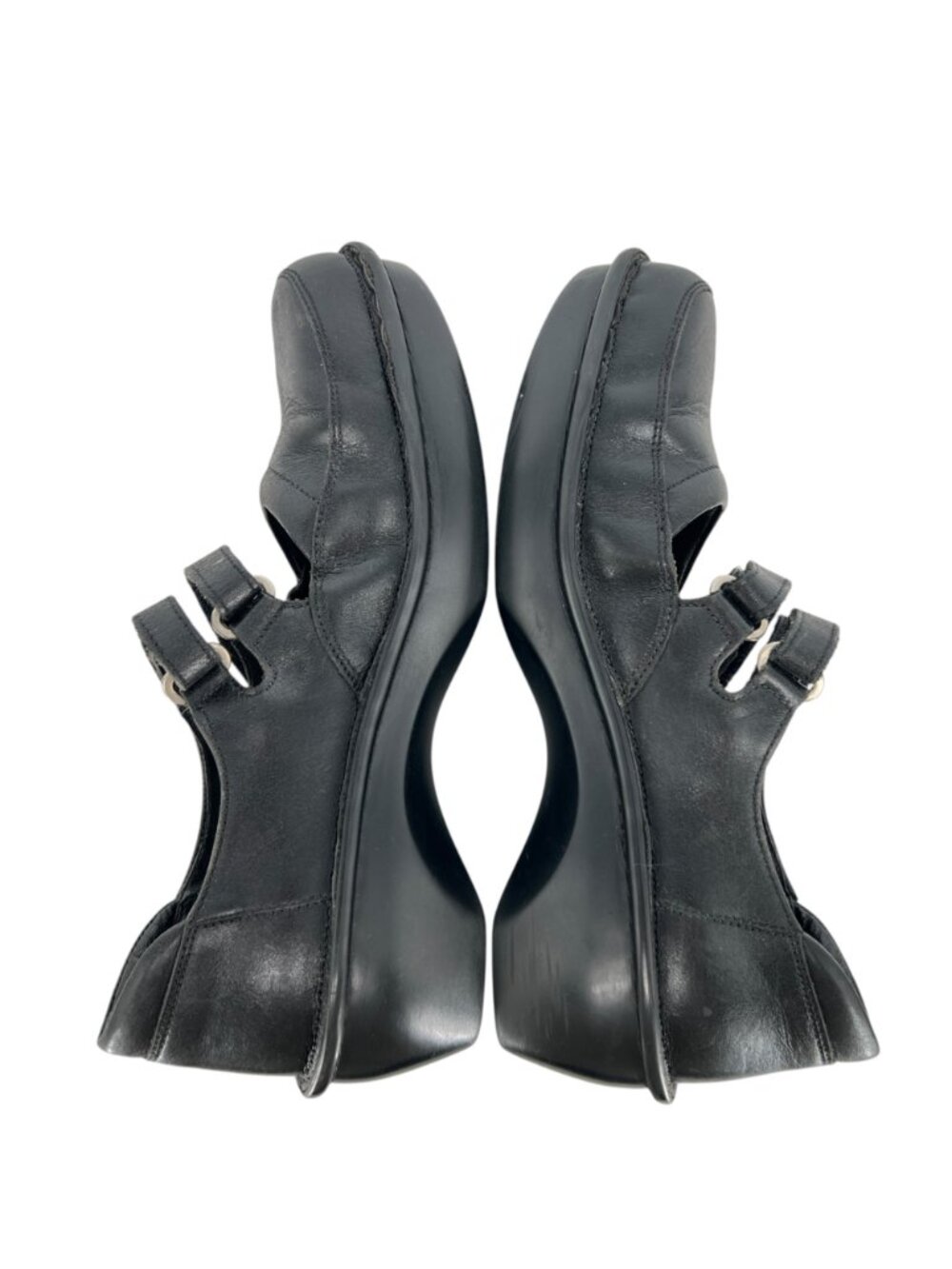 Naot Black Leather Mary Jane Comfort Shoes Double Strap Size 40 US 9 - Picture 5 of 14